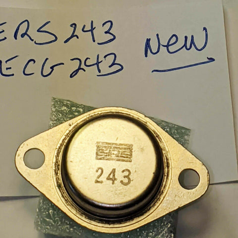 ERS243 POWER TRANSISTOR (NTE243, ECG243) NEW OLD STOCK