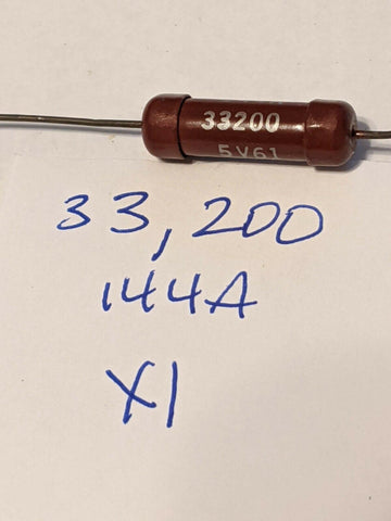 One Pc New Old Stock 33,200 OHM Resistor