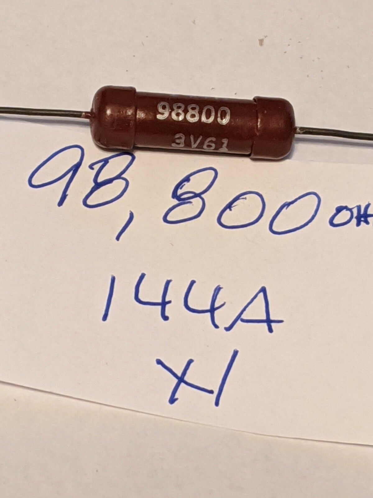 98,800 Ohm Resistor, NOS