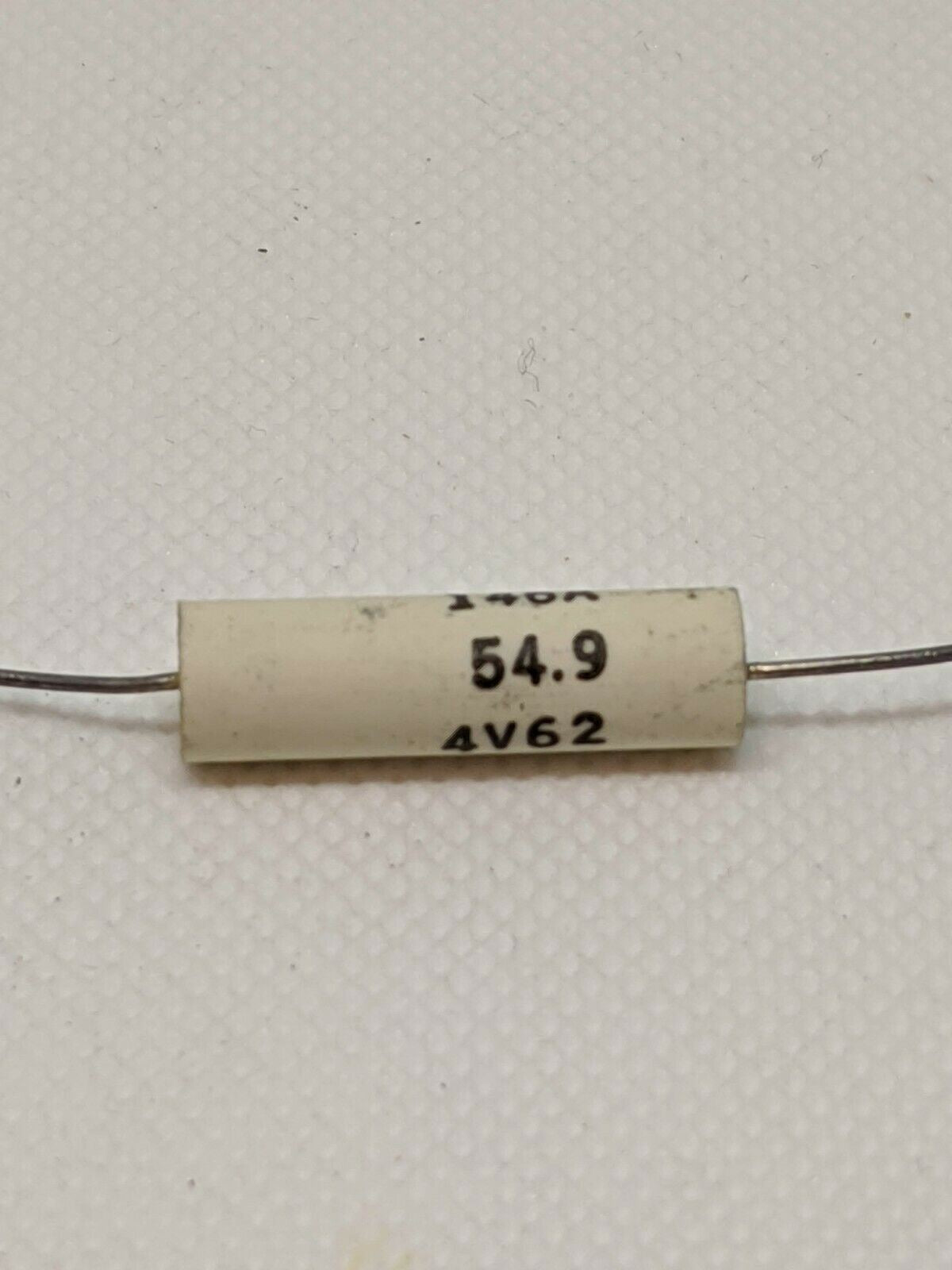 54.9 Ohm Western Electric Resistor, NOS, 1 Pc, USA Made