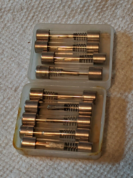 USA Fusetron MDL-6 1/4 Fuses, 9 Pieces