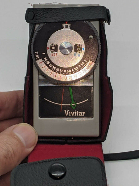 Vivatar No. 30 Light Meter, Works, Nice Case