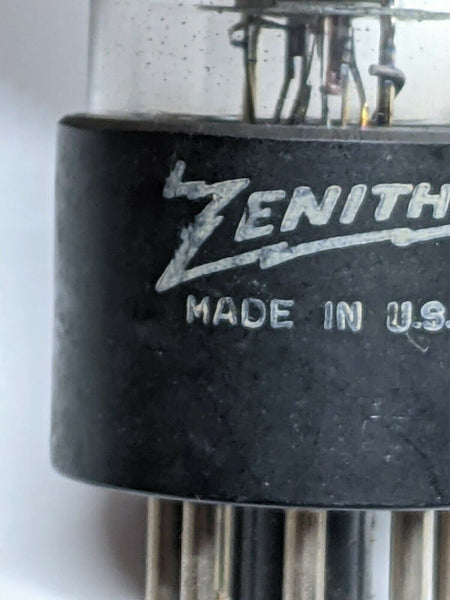 Zenith 6V6GT Tube, USA Made, Tested Good