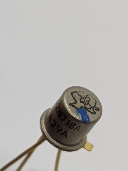Texas Instruments 2N718A Transistor, New, Date is 1964