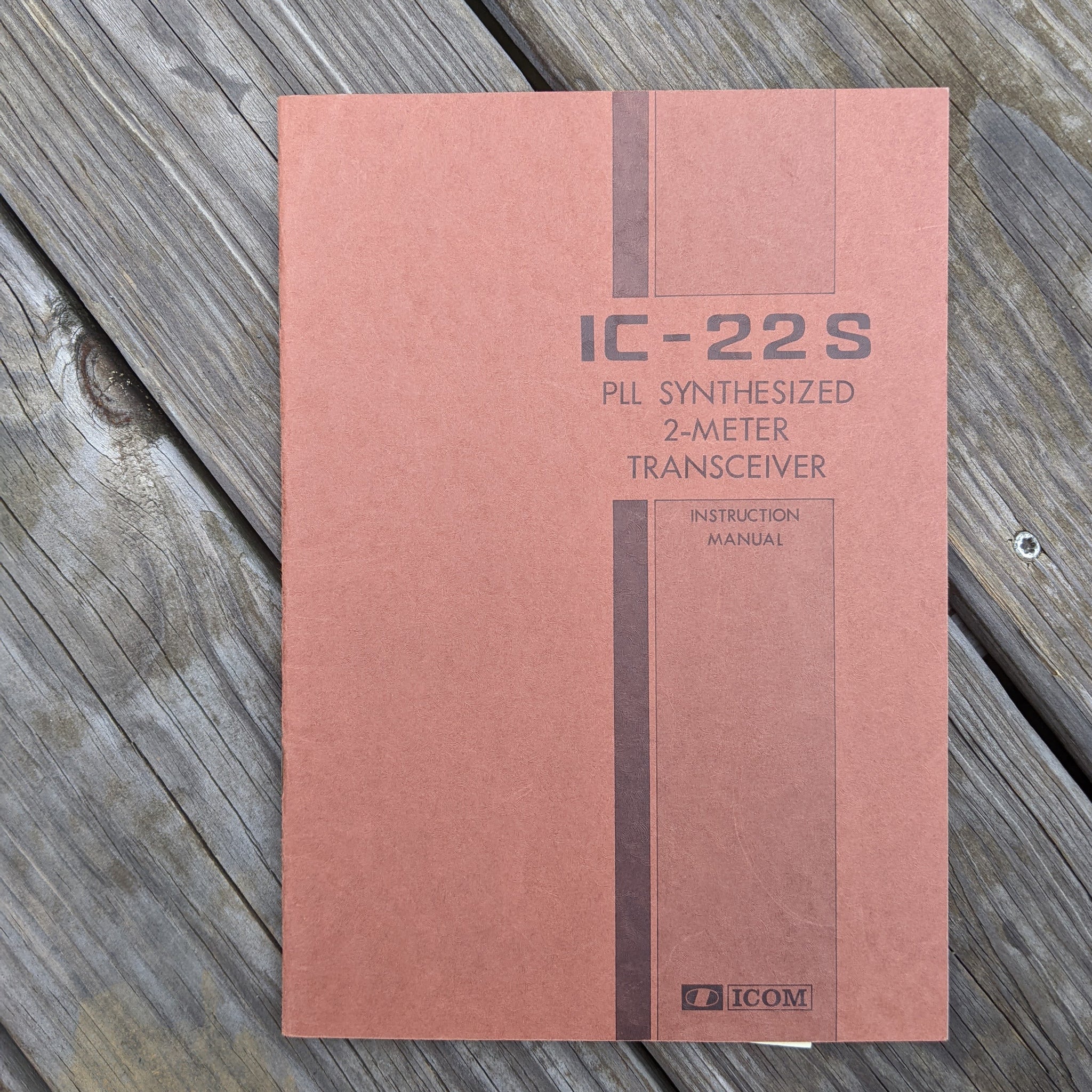 Original ICOM IC-22S 2M Transceiver Instruction Manual