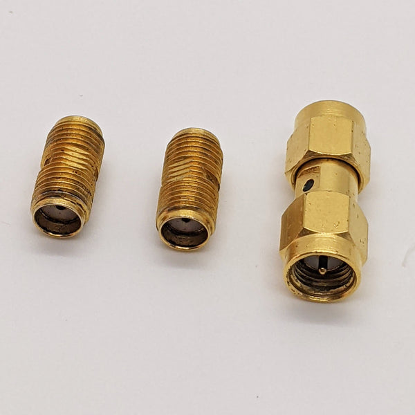 SMA Couplers, M and F, 18GHz, Qty: 3