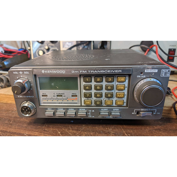 Kenwood TR-7950 2 Meter Radio, For Parts or Repair