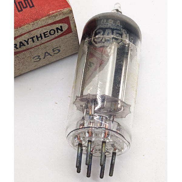 Raytheon 3A5 Tube, New.  Made in USA.