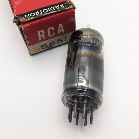 RCA 5651 Tube, New,  Made in USA NOS 1961