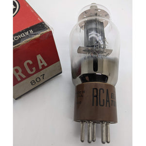 RCA 807 Power Tube, New Old Stock, 1964/1965, Hickok Tested